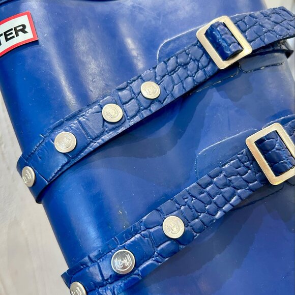 Hunter Festival Wellington Studded Tall Rain Boots - Size 8 - Picture 7 of 14